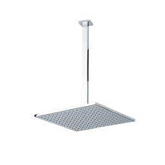 ARTOS F907-12/14BK 12" Shower Rainhead Ceiling Mount, 14" Arm, Black