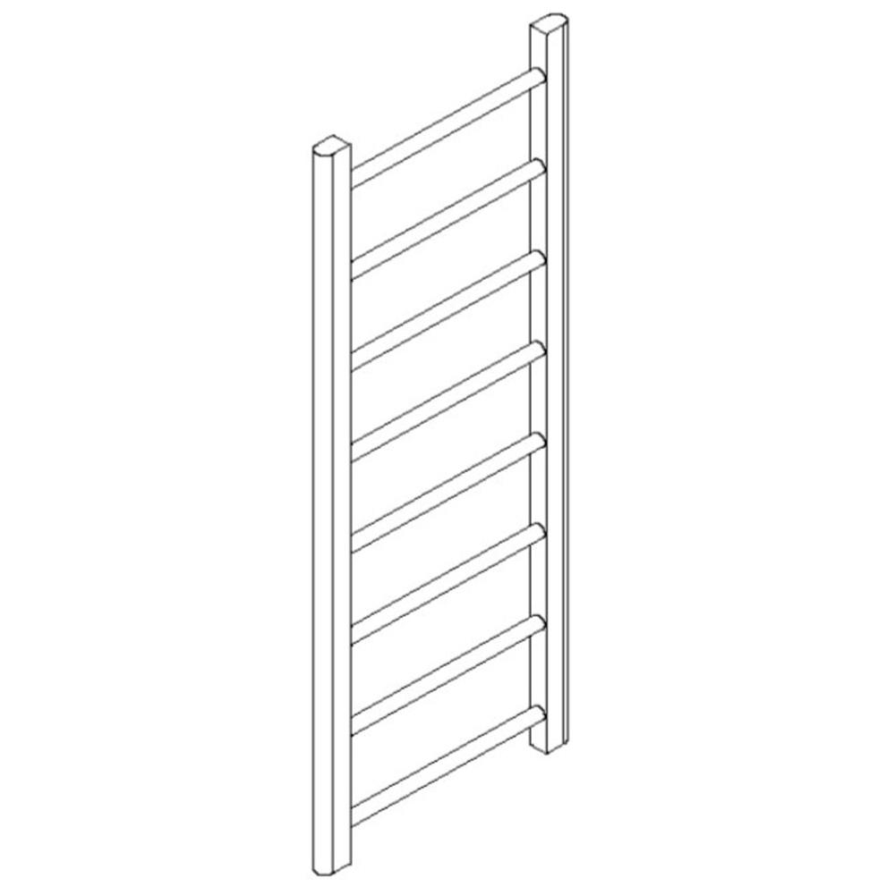 ARTOS MR12045W-PN Ryton Towel Warmer 47" x 18" Hardwired Polished Nickel