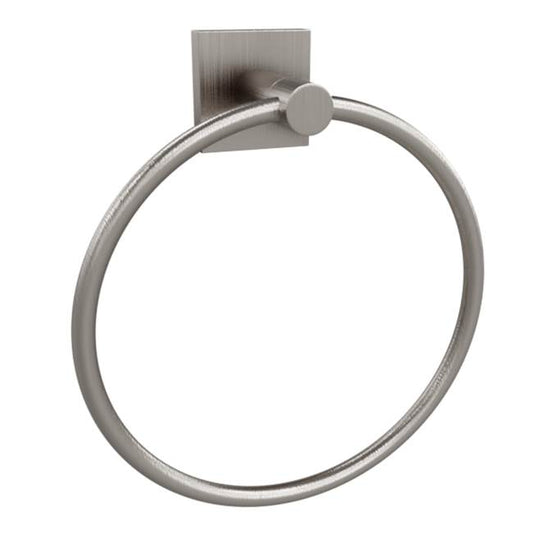 ARTOS TA545BN Trova Square Towel Ring Brushed Nickel
