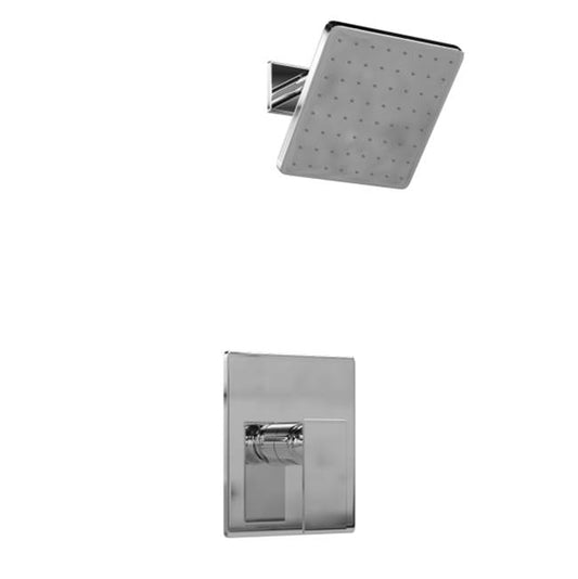 ARTOS TS171CH Trova Square Pressure Balance Shower Trim Kit Chrome