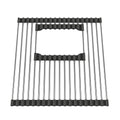FRANKE PKG14-36RM 11.1-in.  x 13.5-in. Stainless Steel Bottom Roller Mat for Peak PKG11014 Sinks In Stainless Steel