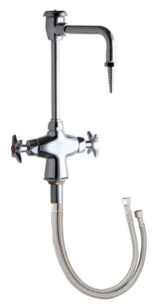 Chicago Faucets 930-CP Comb Lab Faucet W/Vac