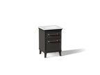 KOHLER K-CM29469-BD1-BTC Artifacts 24" Bathroom Vanity Cabinet With Sink And Quartz Top - Carbon Oak
