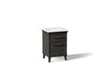 KOHLER K-CM29469-BD1-BTL Artifacts 24" Bathroom Vanity Cabinet With Sink And Quartz Top - Carbon Oak