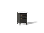 KOHLER K-CM29469-BD1-BWB Artifacts 24" Bathroom Vanity Cabinet With Sink And Quartz Top - Carbon Oak