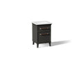 KOHLER K-CM29469-BD1-WTN Artifacts 24" Bathroom Vanity Cabinet With Sink And Quartz Top - Carbon Oak