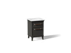 KOHLER K-CM29469-BD1-WTN Artifacts 24" Bathroom Vanity Cabinet With Sink And Quartz Top - Carbon Oak