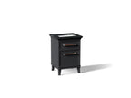KOHLER K-CM29469-BD1-XEC Artifacts 24" Bathroom Vanity Cabinet With Sink And Quartz Top - Slate Grey