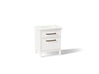 KOHLER K-CM29480-BD2-AWB Artifacts 30" Bathroom Vanity Cabinet With Sink And Quartz Top - Linen White