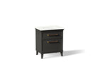 KOHLER K-CM29480-BD2-BWB Artifacts 30" Bathroom Vanity Cabinet With Sink And Quartz Top - Carbon Oak