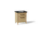 KOHLER K-CM29480-BD2-KML Artifacts 30" Bathroom Vanity Cabinet With Sink And Quartz Top - Light Oak