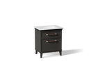 KOHLER K-CM29480-BD2-WTN Artifacts 30" Bathroom Vanity Cabinet With Sink And Quartz Top - Carbon Oak