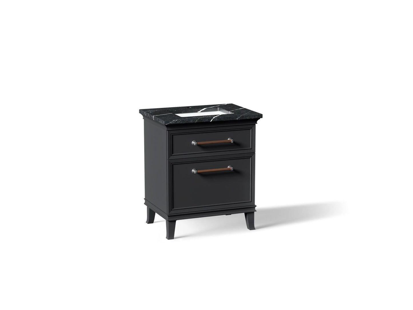 KOHLER K-CM29480-BD2-XEC Artifacts 30" bathroom vanity cabinet with sink and quartz top - Slate Grey