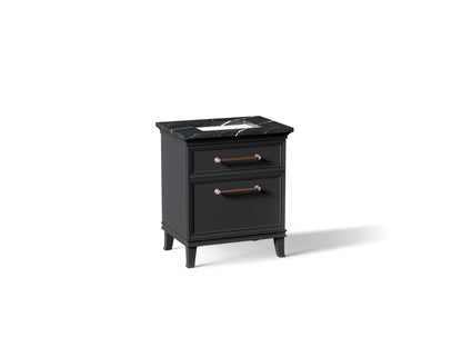 KOHLER K-CM29480-BD2-XEN Artifacts 30" bathroom vanity cabinet with sink and quartz top - Slate Grey