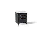 KOHLER K-CM29480-BD2-XTC Artifacts 30" Bathroom Vanity Cabinet With Sink And Quartz Top - Slate Grey