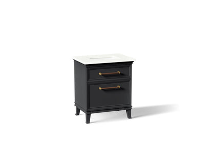 KOHLER K-CM29480-BD2-XWB Artifacts 30" bathroom vanity cabinet with sink and quartz top - Slate Grey