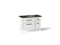 KOHLER K-CM29481-BD4-AEB Artifacts 48" Bathroom Vanity Cabinet With Sink And Quartz Top - Linen White