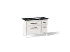 KOHLER K-CM29481-BD4-AEB Artifacts 48" Bathroom Vanity Cabinet With Sink And Quartz Top - Linen White