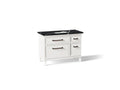 KOHLER K-CM29481-BD4-AEL Artifacts 48" Bathroom Vanity Cabinet With Sink And Quartz Top - Linen White