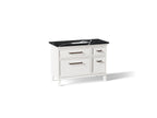 KOHLER K-CM29481-BD4-AEN Artifacts 48" Bathroom Vanity Cabinet With Sink And Quartz Top - Linen White