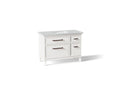 KOHLER K-CM29481-BD4-AWC Artifacts 48" Bathroom Vanity Cabinet With Sink And Quartz Top - Linen White