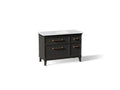 KOHLER K-CM29481-BD4-BTB Artifacts 48" Bathroom Vanity Cabinet With Sink And Quartz Top - Carbon Oak