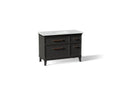 KOHLER K-CM29481-BD4-BWL Artifacts 48" Bathroom Vanity Cabinet With Sink And Quartz Top - Carbon Oak