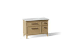 KOHLER K-CM29481-BD4-KWC Artifacts 48" Bathroom Vanity Cabinet With Sink And Quartz Top - Light Oak