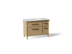 KOHLER K-CM29481-BD4-KWL Artifacts 48" Bathroom Vanity Cabinet With Sink And Quartz Top - Light Oak