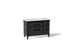 KOHLER K-CM29481-BD4-XWB Artifacts 48" Bathroom Vanity Cabinet With Sink And Quartz Top - Slate Grey