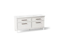 KOHLER K-CM29482-BD6-AWN Artifacts 72" Bathroom Vanity Cabinet With Sinks And Quartz Top - Linen White