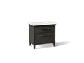 KOHLER K-CM33559-BD3-BTB Artifacts 36" Bathroom Vanity Cabinet With Sink And Quartz Top - Carbon Oak