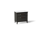 KOHLER K-CM33559-BD3-BTC Artifacts 36" Bathroom Vanity Cabinet With Sink And Quartz Top - Carbon Oak