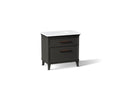 KOHLER K-CM33559-BD3-BTL Artifacts 36" Bathroom Vanity Cabinet With Sink And Quartz Top - Carbon Oak