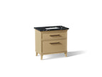 KOHLER K-CM33559-BD3-KMB Artifacts 36" Bathroom Vanity Cabinet With Sink And Quartz Top - Light Oak