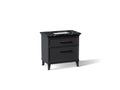 KOHLER K-CM33559-BD3-XEL Artifacts 36" Bathroom Vanity Cabinet With Sink And Quartz Top - Slate Grey