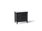 KOHLER K-CM33559-BD3-XTB Artifacts 36" Bathroom Vanity Cabinet With Sink And Quartz Top - Slate Grey