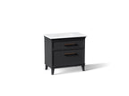 KOHLER K-CM33559-BD3-XTL Artifacts 36" Bathroom Vanity Cabinet With Sink And Quartz Top - Slate Grey