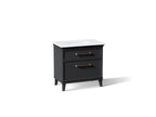 KOHLER K-CM33559-BD3-XTN Artifacts 36" Bathroom Vanity Cabinet With Sink And Quartz Top - Slate Grey