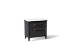 KOHLER K-CM33559-BD3-XWB Artifacts 36" Bathroom Vanity Cabinet With Sink And Quartz Top - Slate Grey