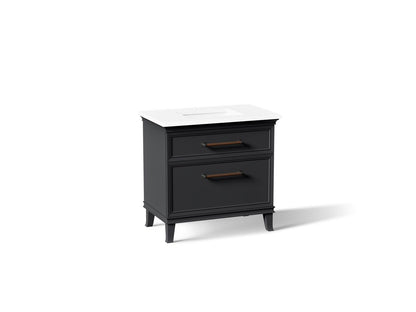 KOHLER K-CM33559-BD3-XWL Artifacts 36" bathroom vanity cabinet with sink and quartz top - Slate Grey
