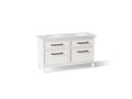 KOHLER K-CM33560-BD5-ATB Artifacts 60" Bathroom Vanity Cabinet With Sinks And Quartz Top - Linen White