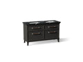 KOHLER K-CM33560-BD5-BEN Artifacts 60" Bathroom Vanity Cabinet With Sinks And Quartz Top - Carbon Oak