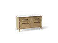 KOHLER K-CM33560-BD5-KWL Artifacts 60" Bathroom Vanity Cabinet With Sinks And Quartz Top - Light Oak