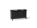 KOHLER K-CM33560-BD5-XEB Artifacts 60" Bathroom Vanity Cabinet With Sinks And Quartz Top - Slate Grey