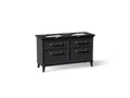 KOHLER K-CM33560-BD5-XEC Artifacts 60" Bathroom Vanity Cabinet With Sinks And Quartz Top - Slate Grey