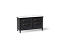 KOHLER K-CM33560-BD5-XWB Artifacts 60" Bathroom Vanity Cabinet With Sinks And Quartz Top - Slate Grey