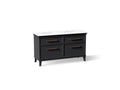 KOHLER K-CM33560-BD5-XWL Artifacts 60" Bathroom Vanity Cabinet With Sinks And Quartz Top - Slate Grey