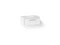 KOHLER K-CM33566-BD22-ATC Lodern 36" Wall-Hung Bathroom Vanity Cabinet With Sink And Quartz Top - Linen White