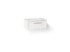 KOHLER K-CM33566-BD22-AWC Lodern 36" Wall-Hung Bathroom Vanity Cabinet With Sink And Quartz Top - Linen White